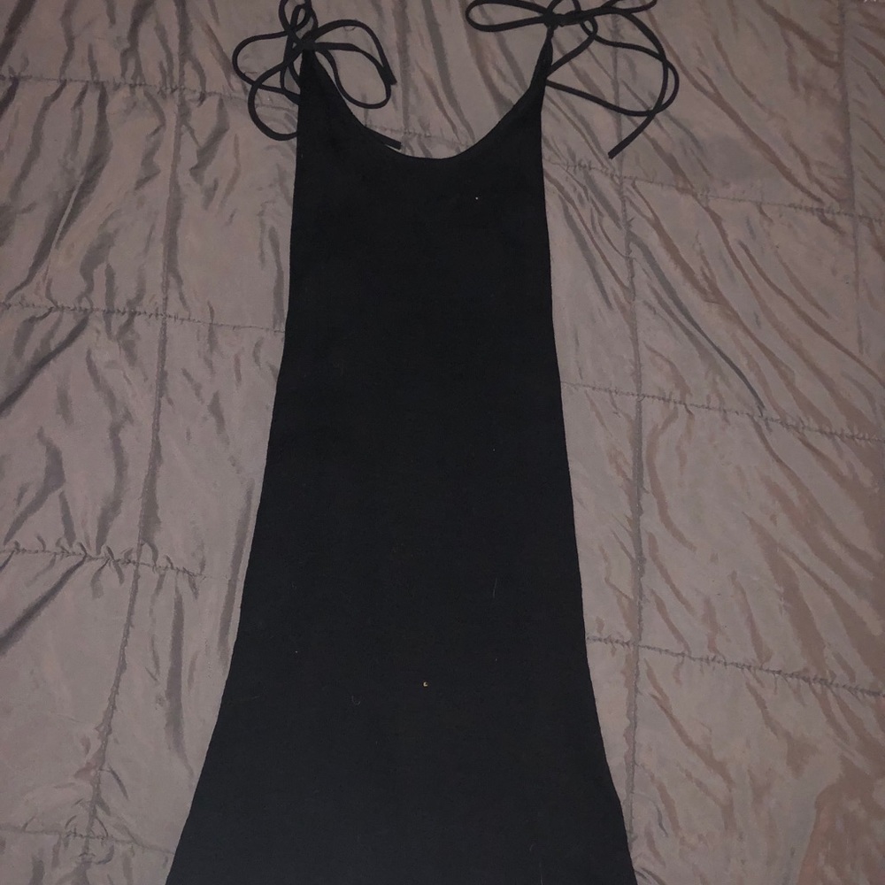 90’s dress black with adjustable straps
